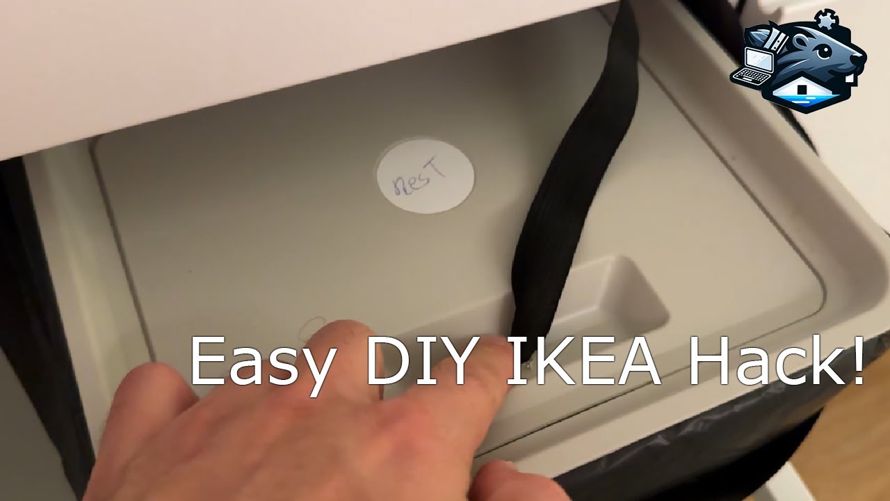 Easy IKEA Hack: Make Your Trash Can Open & Close Automatically!