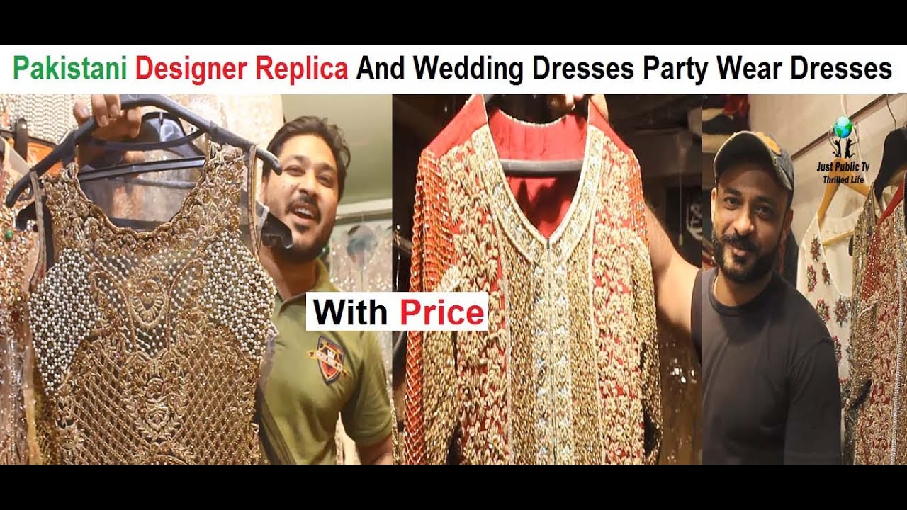 Pakistani Designer Replica And Wedding Dresses Party Wear Dresses Shopping Vlog