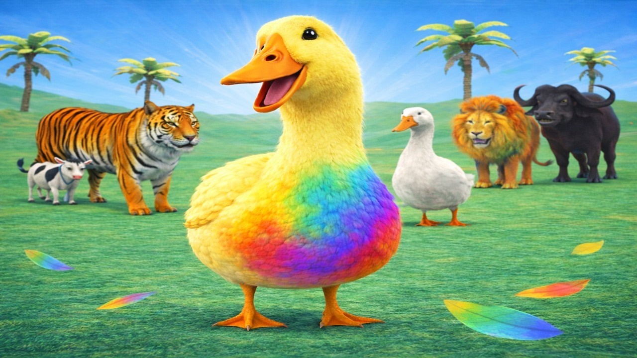 Long Slide Game With Elephant Gorilla Buffalo Hippopotamus Tiger 3d Animal Game Funny 3d Animals