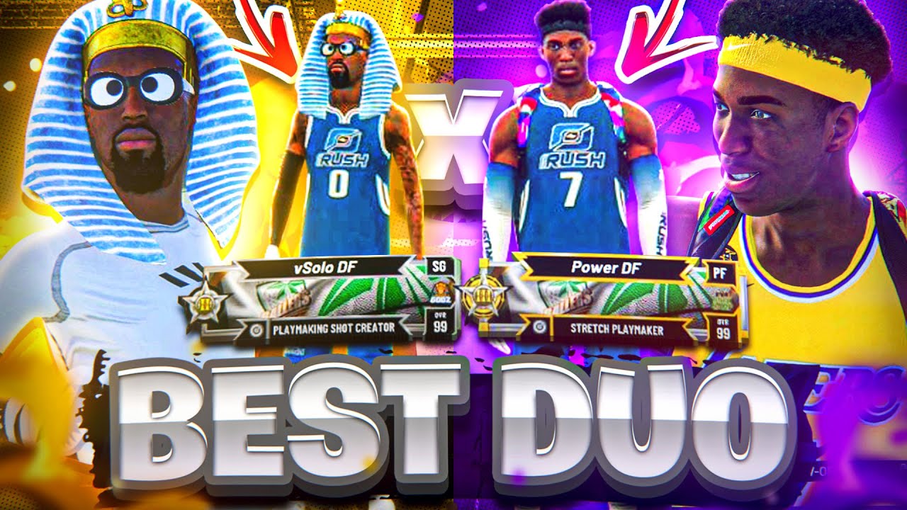 SOLO DF + POWER DF BEST DUO RETURNS in NBA 2K21!! *INSANE* BEST BUILDS DOMINATE 2v2 EVENT in NBA2K21