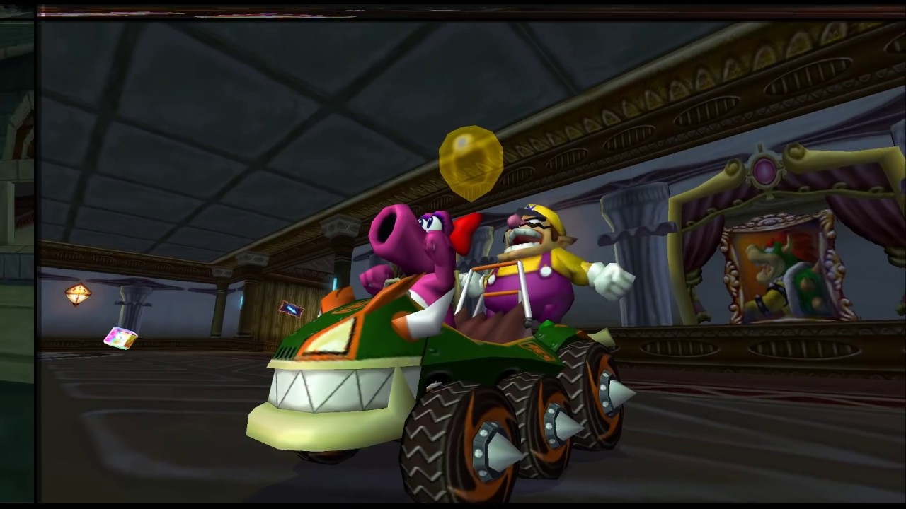 Mario Kart Double Dash!!: Balloon Battle: Luigi's Mansion 4 player Netplay 60fps