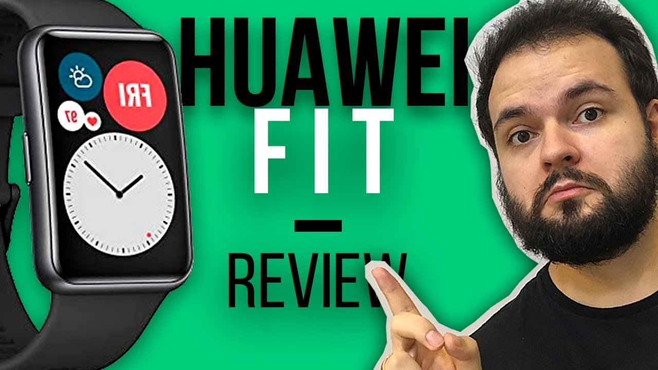 Huawei Watch Fit Unboxing Review - TELA AMOLED e GPS! Mas vale a pena? - Huawei Watch Fit Brasil