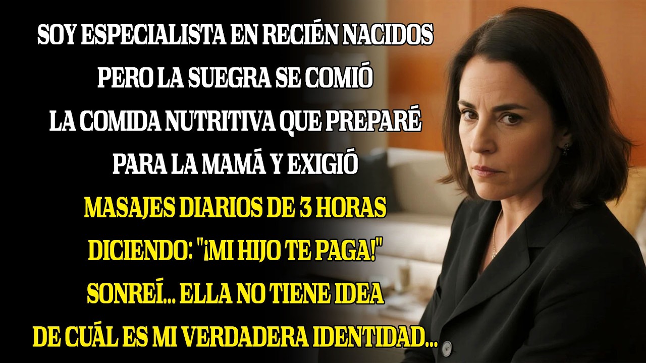 Soy especialista en recién nacidos… pero la suegra de mi clienta me exigía masajes diarios