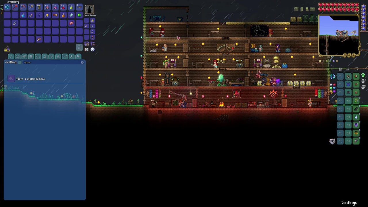 me and tekkyo play terraria part 4