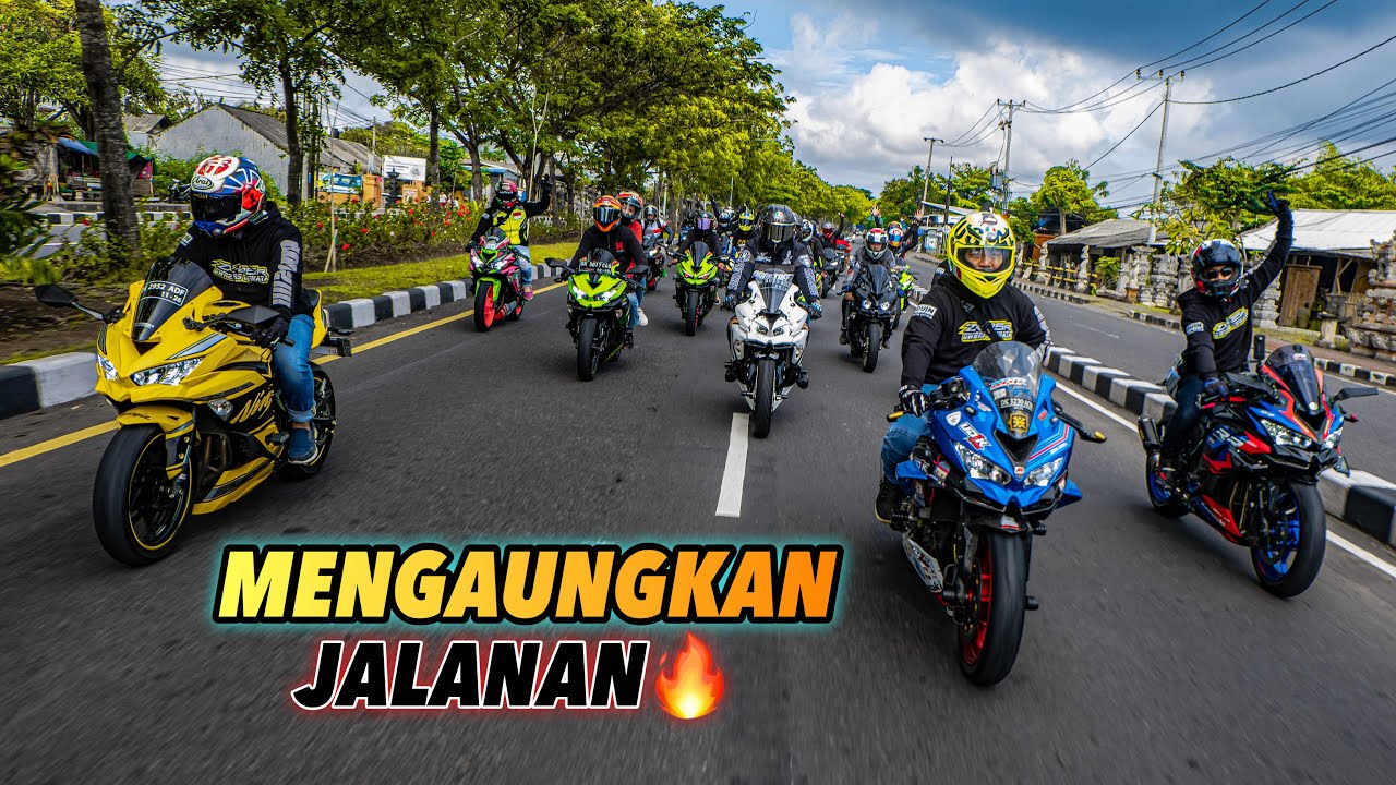 SUNMORI ZX25R BALI TERKEREN‼️ BERASA MOTOGP PULUHAN ZX25R MENGAUNGKAN JALAN🔥PART 1 #zx25r #zx25rbali