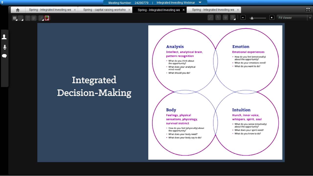 Intro To Integrated Investing: Integrated Decision Making