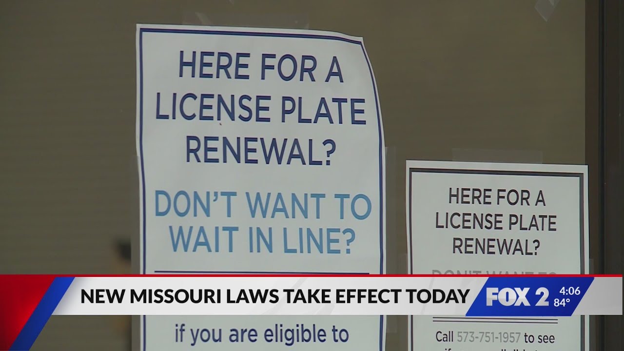 New Missouri laws become official Thursday