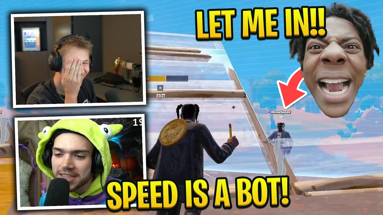 MrSavage and Mongraal Full Trolling IShowSpeed in Fortnite OG Chapter 2