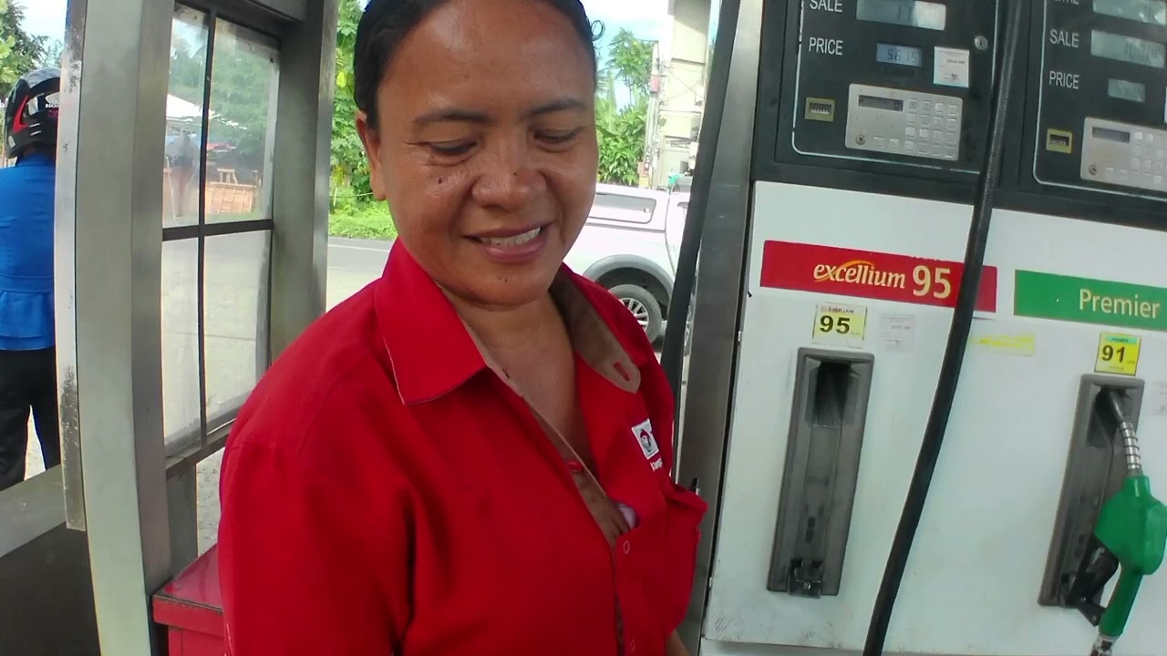 Total Gas Station. Car2x City .Buotan kaayo si Mam.