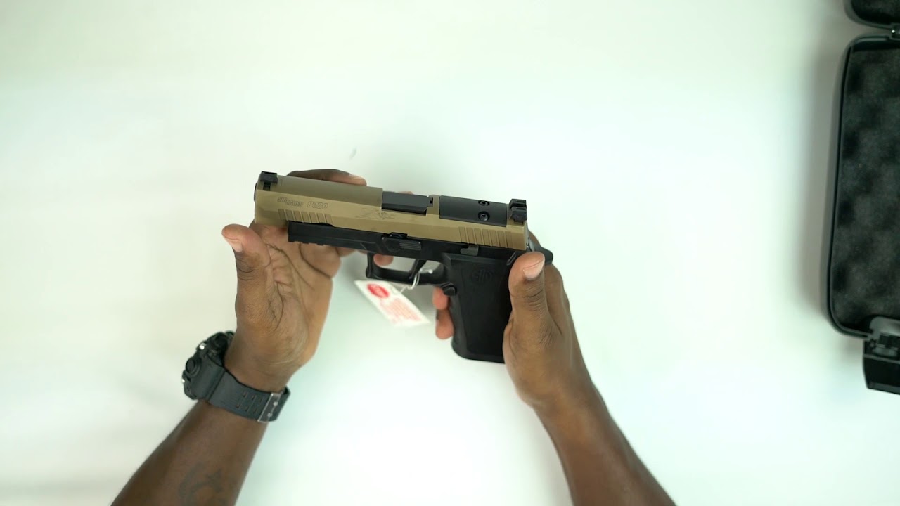 Sig Sauer P320 X  V-TAC Unboxing