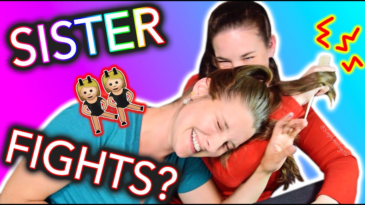 I PULL MY SISTERS HAIR | My Sister Paints my Nails - OUTTAKES / EXTRAS