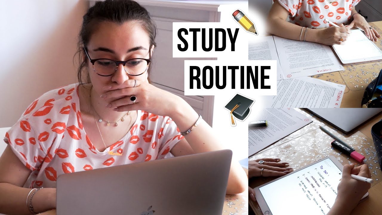 MY STUDY ROUTINE // PRE-SESSIONE ESTIVA 😨📚☀️