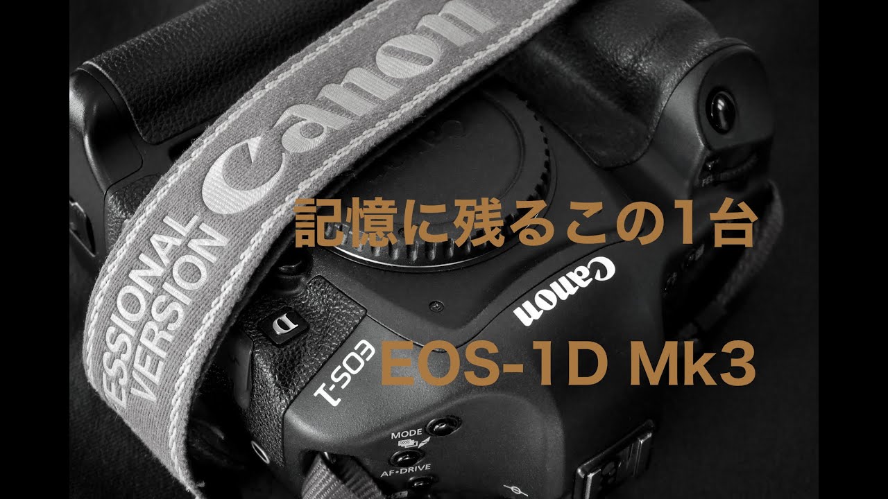 写真家　泉　悟朗　記憶に残るこの1台　Canon EOS-1D Mk3