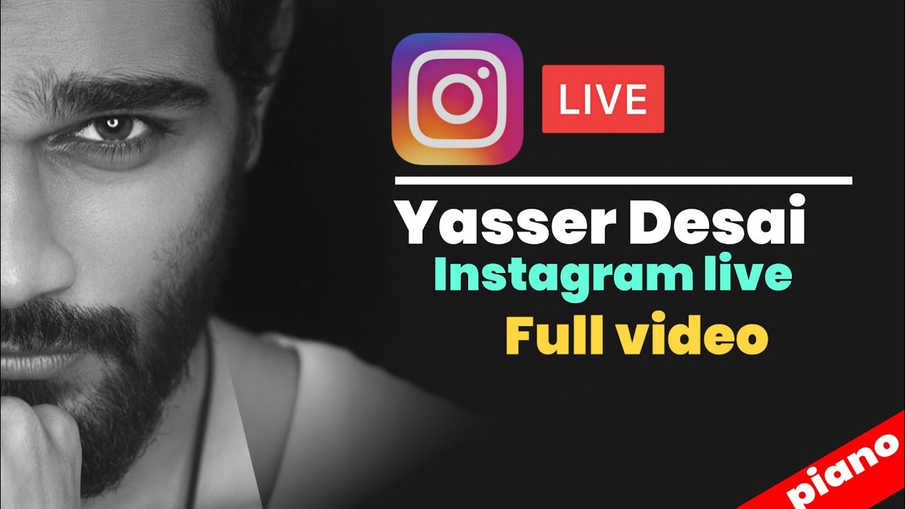 Yasser desai new live❤️ Quarentine session 😇