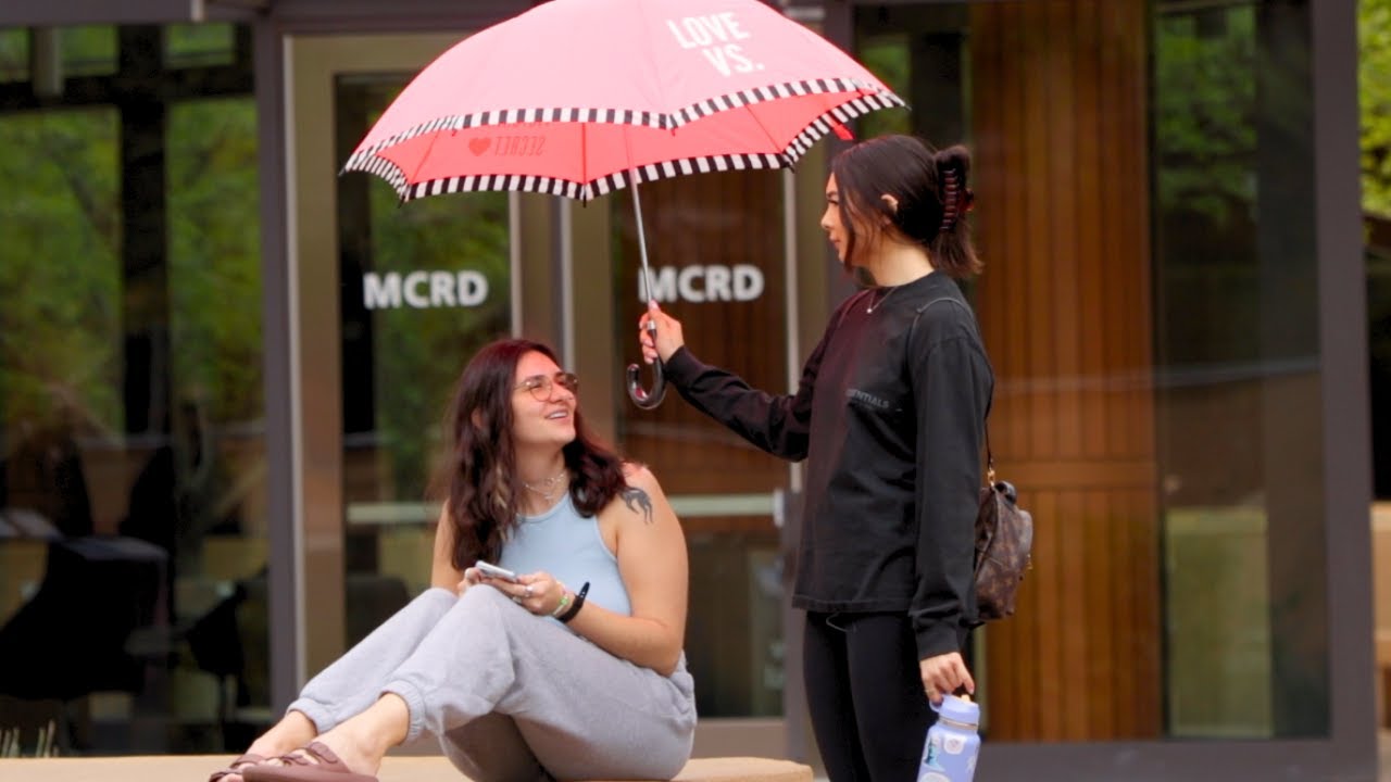 Holding Umbrella For Strangers Prank!!