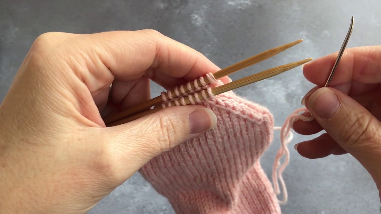 Knit School, Day 6 Grafting Kitchener Stitch