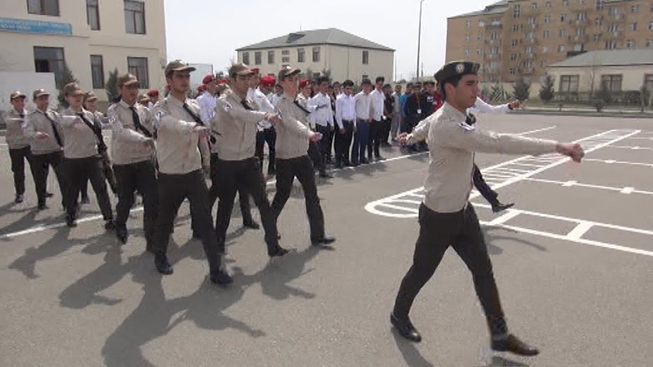Məktəblilər arasında Şahin Hərbi İdman yarışı. FHN-nin N saylı hərbi hissəsi (13.04.2018 )