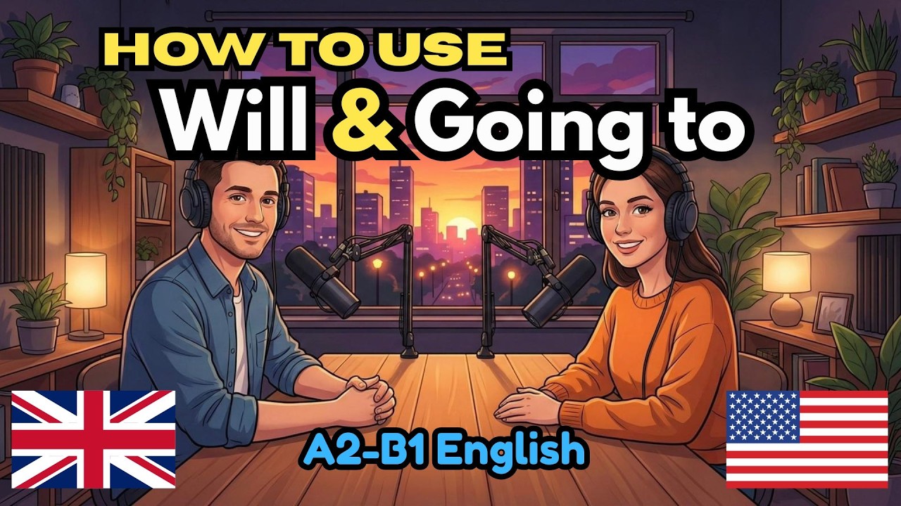 How to Use Will and Going To | Beginner English Listening | Daily Conversation