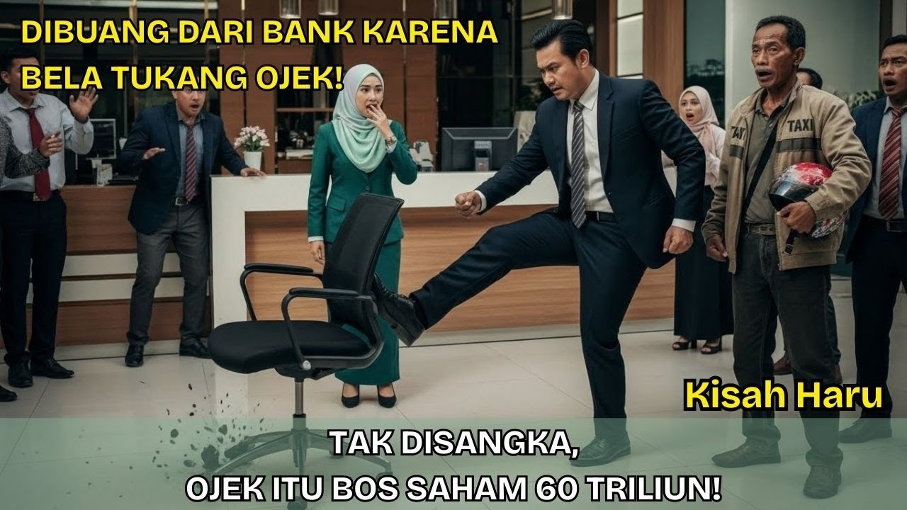 DIBUANG DARI BANK KARENA BELA TUKANG OJEK! TAK DISANGKA, OJEK ITU BOS SAHAM 60 TRILIUN!