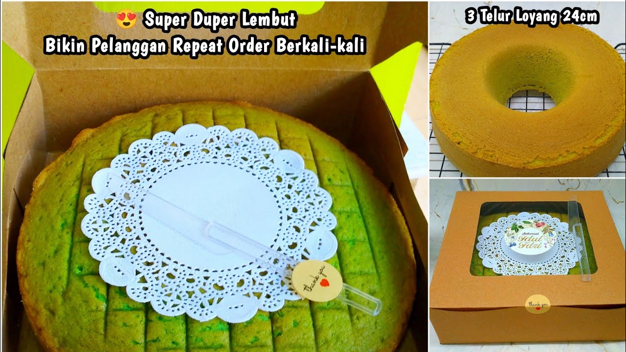 Ide Bisnis Hampers Lebaran Modal Rp 14.000 😍 Untung 300% || RESEP BOLU SANTAN PANDAN PANGGANG