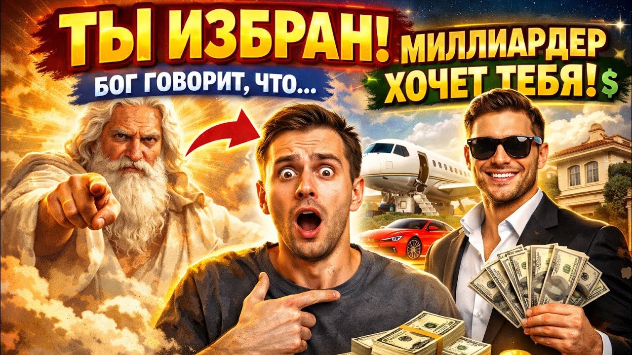 Ты избран! Бог говорит, что миллиардер хочет тебя.