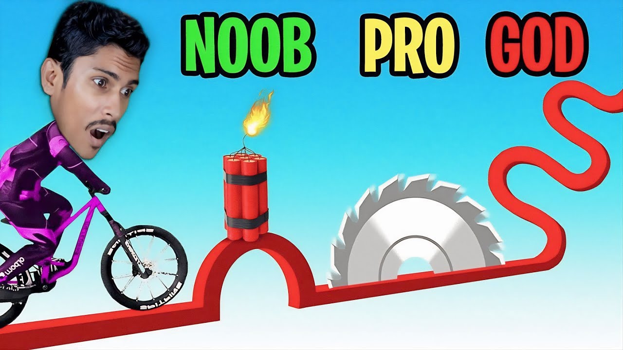 I TRIED THE HARDEST STUNT RAMP in CYCLE | SRM PLAYZ