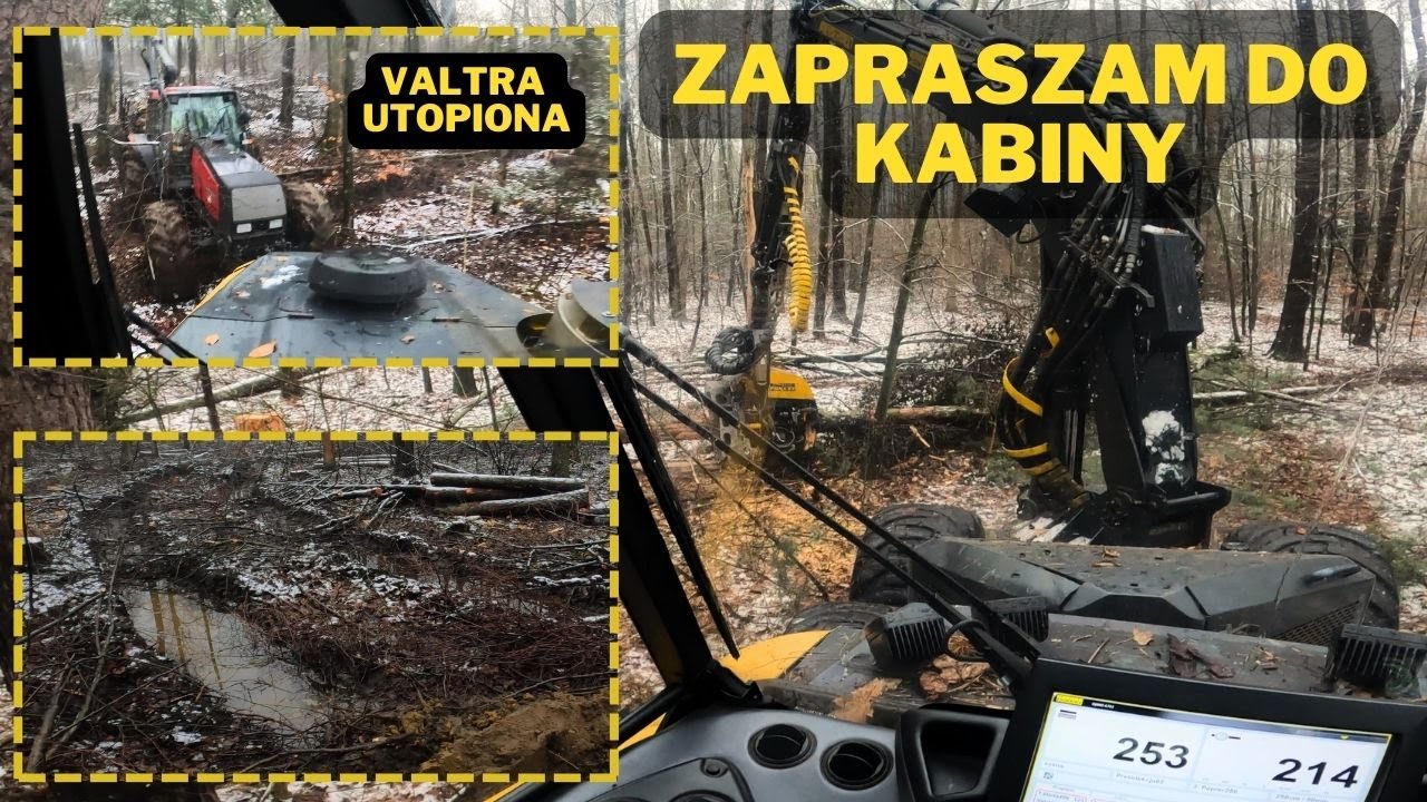 Dzień z pracy operatora Harvestera 🚜 TNIEMY! NIE ŚPIMY!