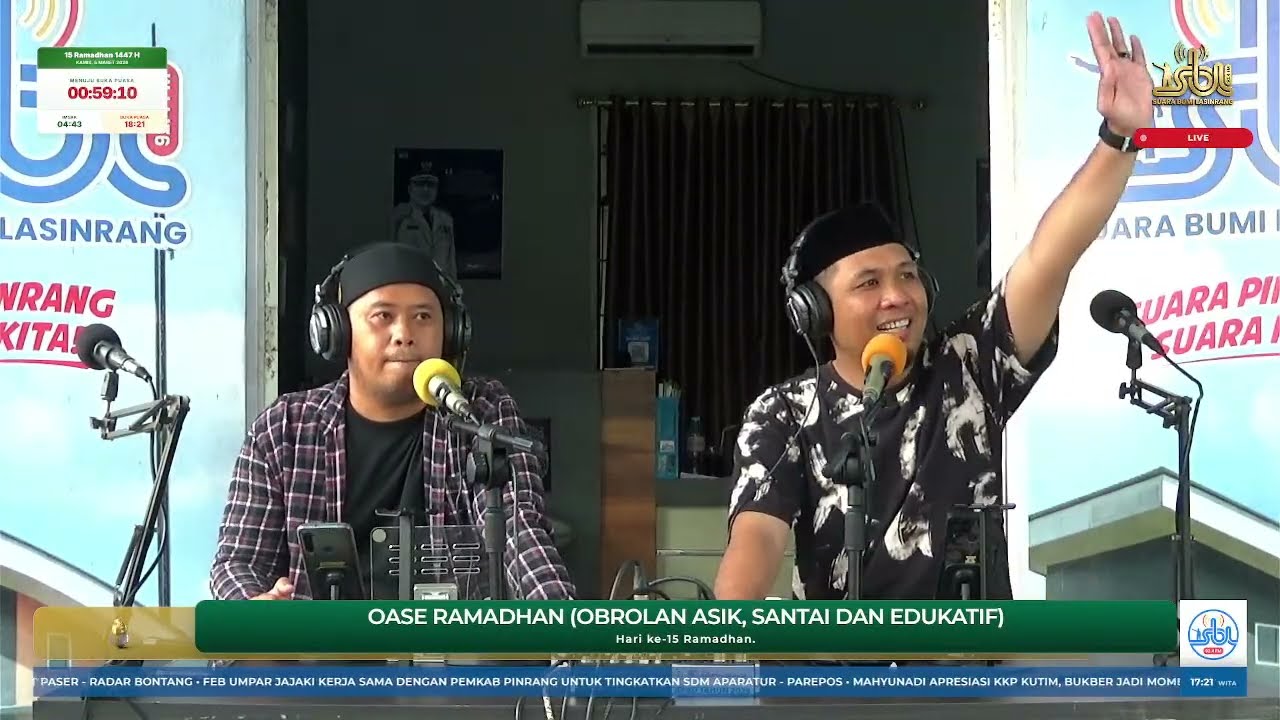OASE Ramadhan (Obrolan Asik, Santai dan Edukatif) | Hari ke-15 Ramadhan.