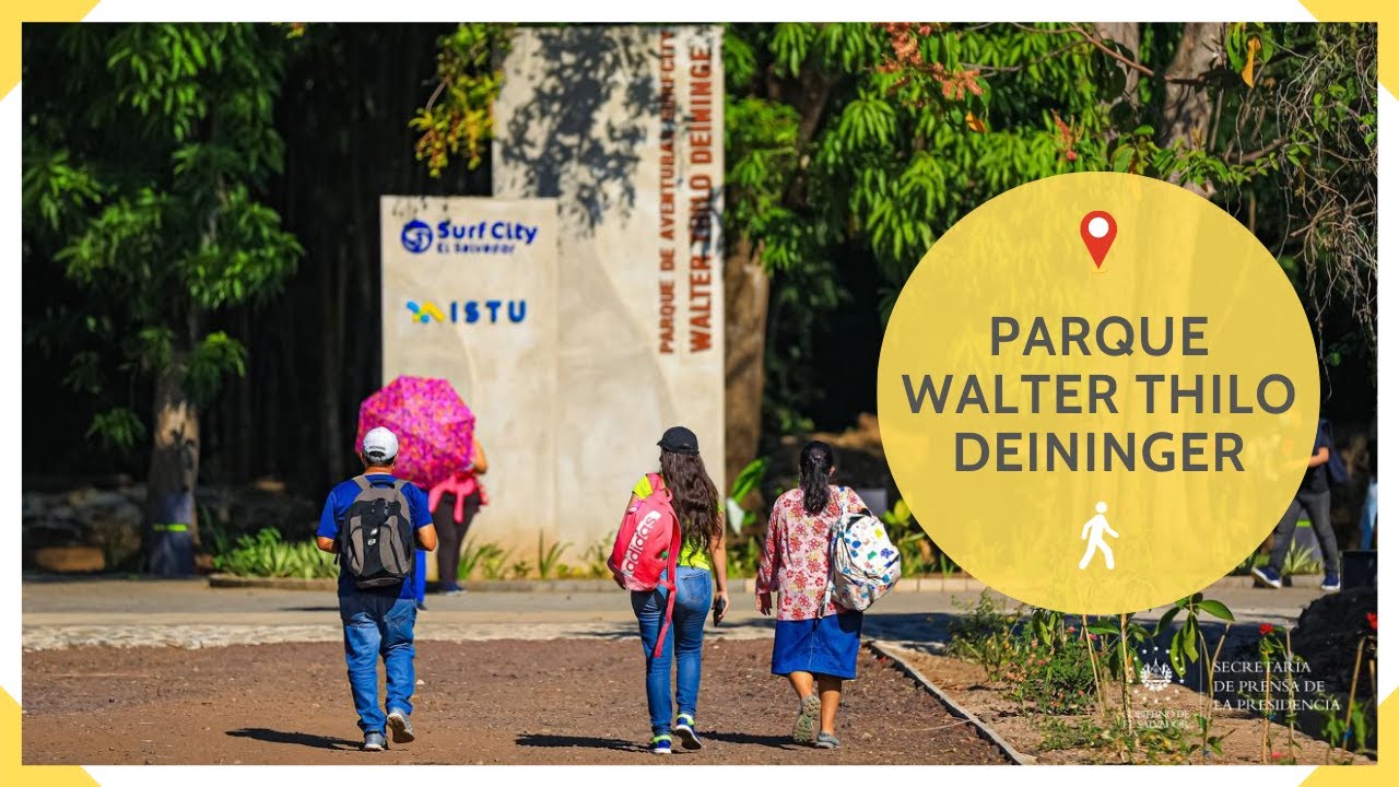 PARQUE WALTER THILO DEININGER 🚵 es una RESERVA NATURAL 🌳 frente a la playa 🌊 - EL SALVADOR 2022