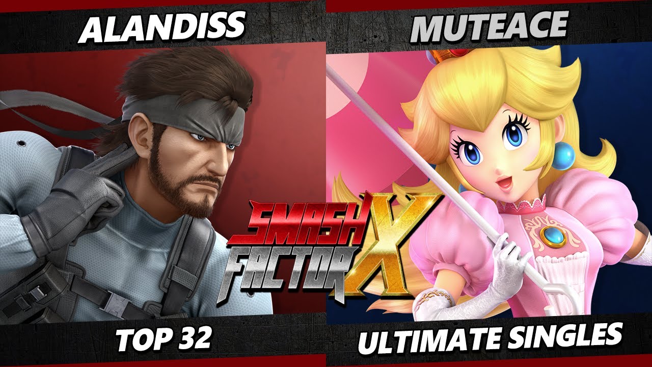 Smash Factor X - AlanDiss (Snake) Vs. MuteAce (Peach) Smash Ultimate - SSBU