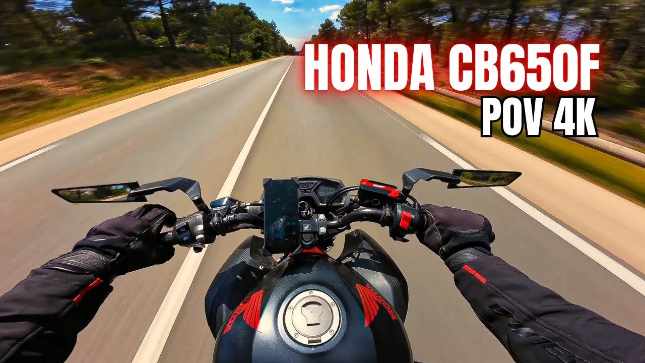 HONDA CB650F | POV RIDE 4K