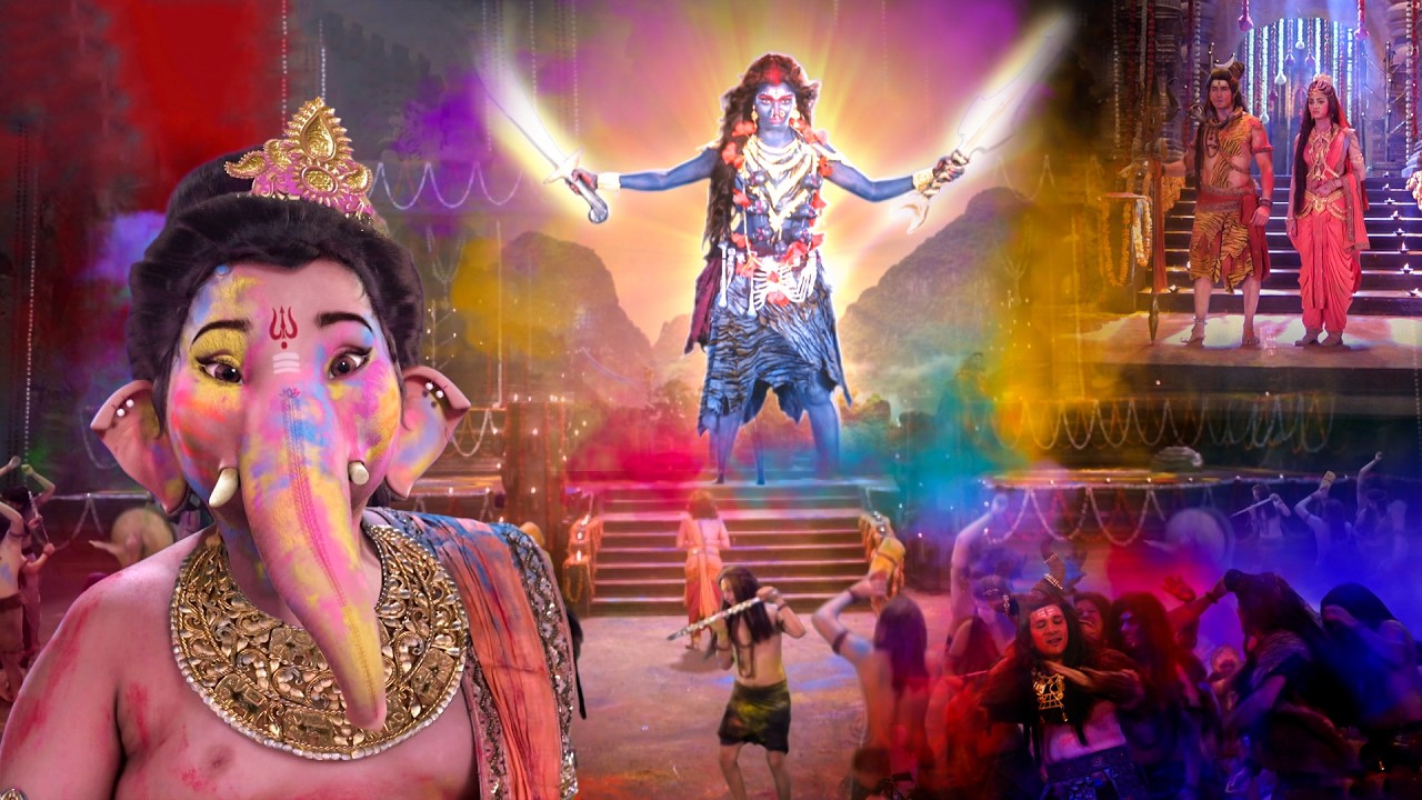 देवताओ ही होली। माता पार्वती का भयानक रूप देश गणेश जी हुए भयभीत - #film #fullmovie