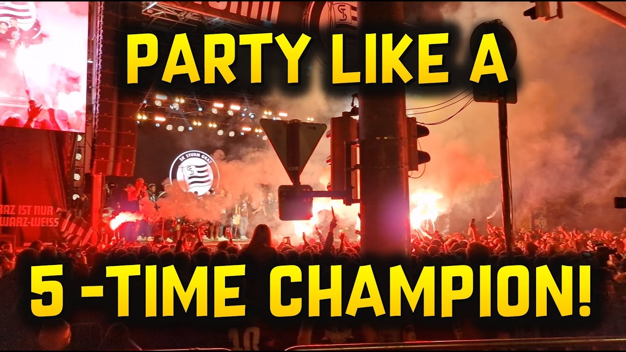MEISTER 2025 – PARTY LIKE A 5-TIME CHAMPION! 🖤🤍 | SK Sturm Graz – WAC 1:1, Bundesliga 2024/25
