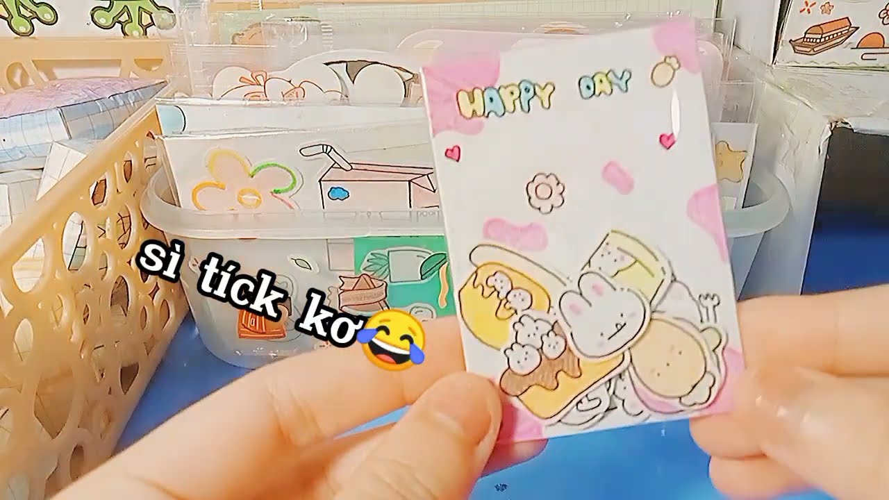 🌈 Gói hàng sticker , squishy cute 🎀