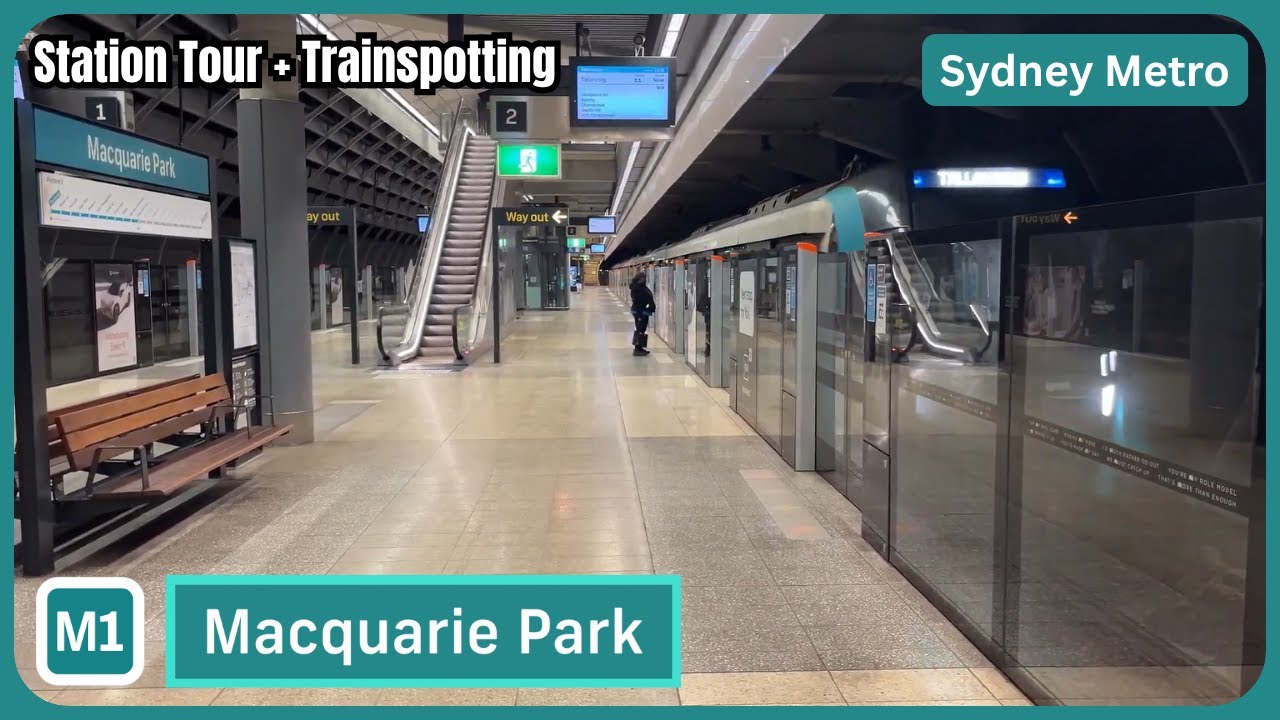 Jason's Transport Vlog 85: Macquarie Park Station Tour + Trainspotting