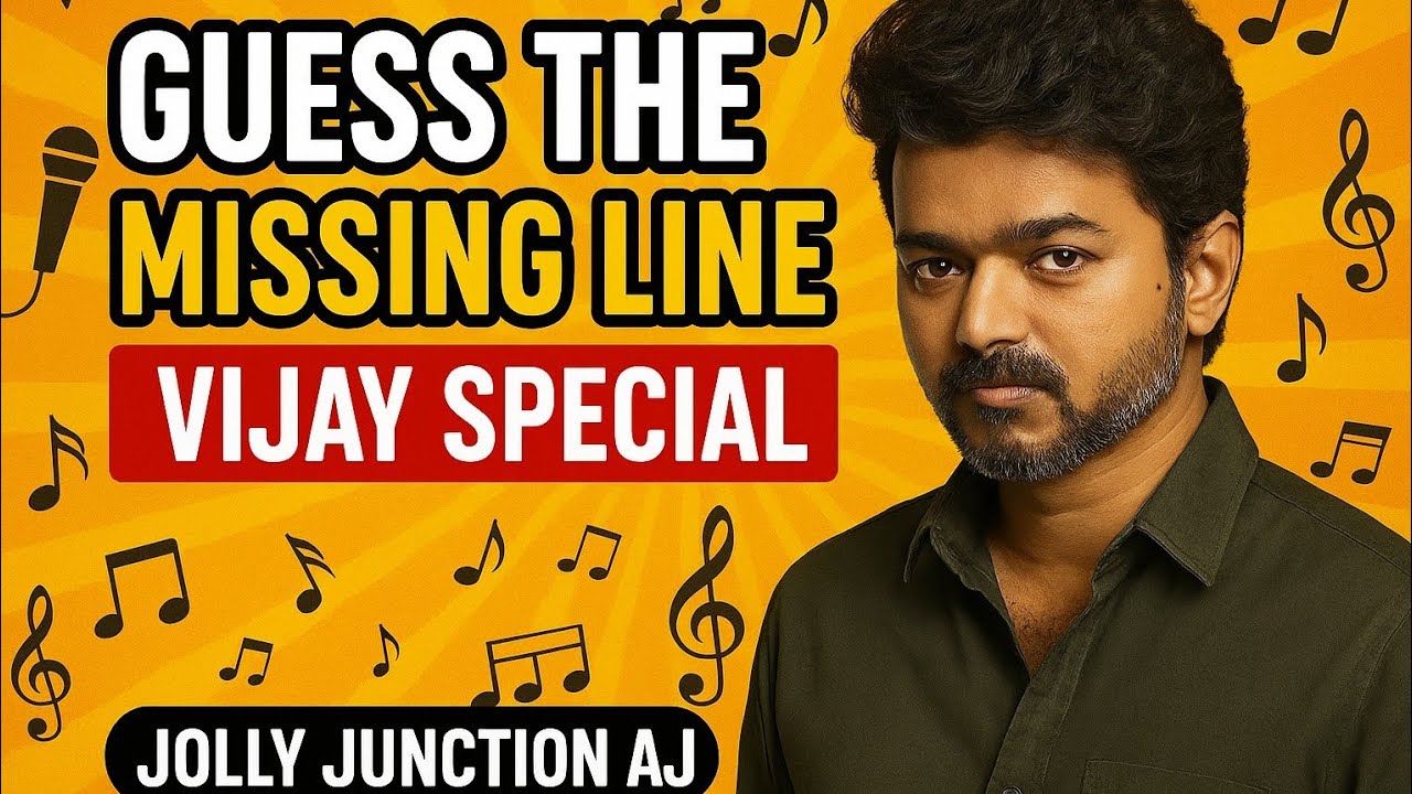 Connection game/ Guess the missing line/ Find the missing line/ Tamil song quiz/ Vijay special