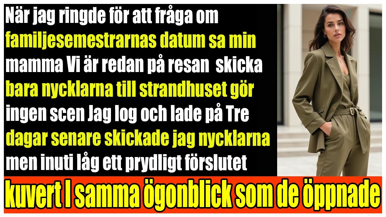 Mina föräldrar uteslöt mig från semestern  mitt brev till deras skräck