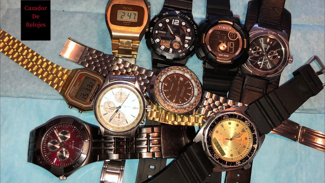 Muchos relojes en esta caja salieron algunos buenos relojes