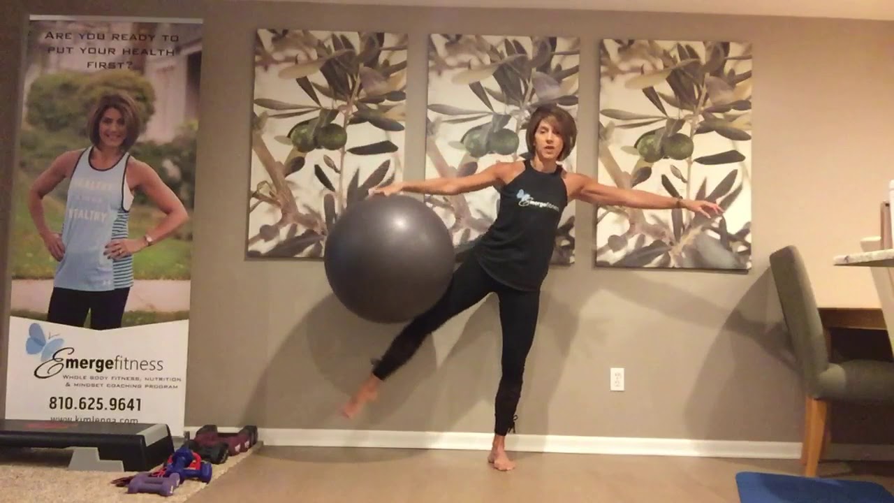 Fitness Ball Fusion... Glute Activation