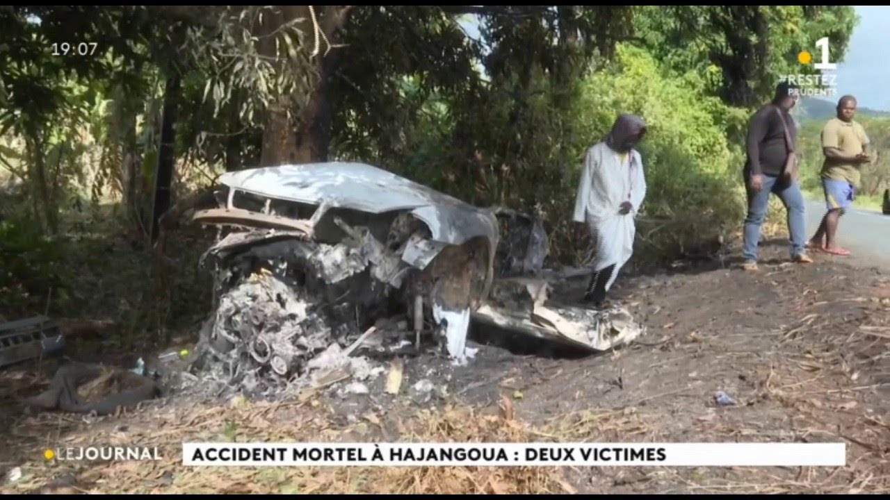 Accident mortel à Hajangoua : deux victimes