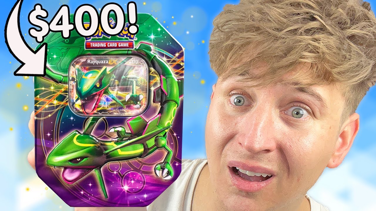 I Opened A $400 Rayquaza Tin & I Pulled It!
