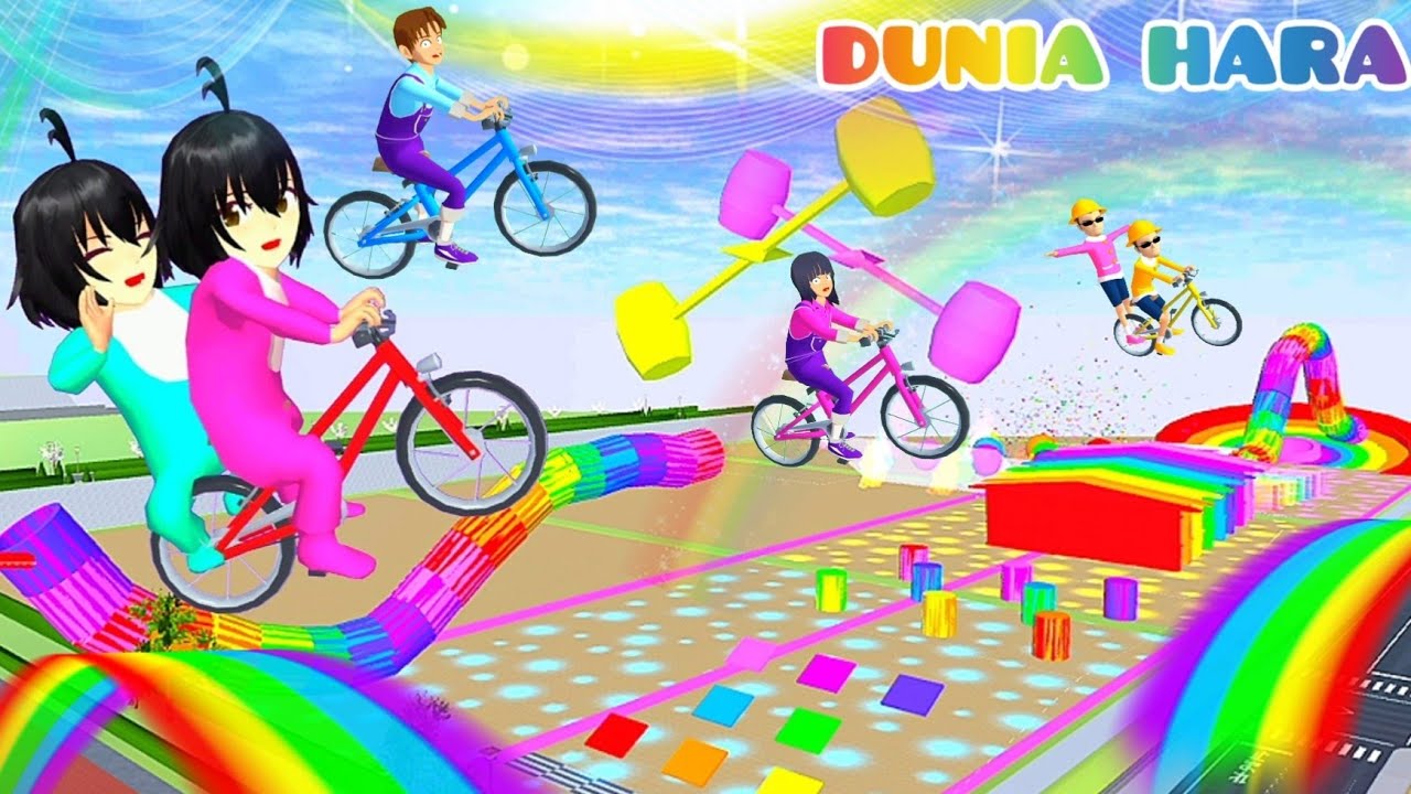 Wah Yuta Mio Naik Kendaraan Terbang Ikut Lintasan Terbang Sulit Berhadiah 😱 Sakura School Simulator