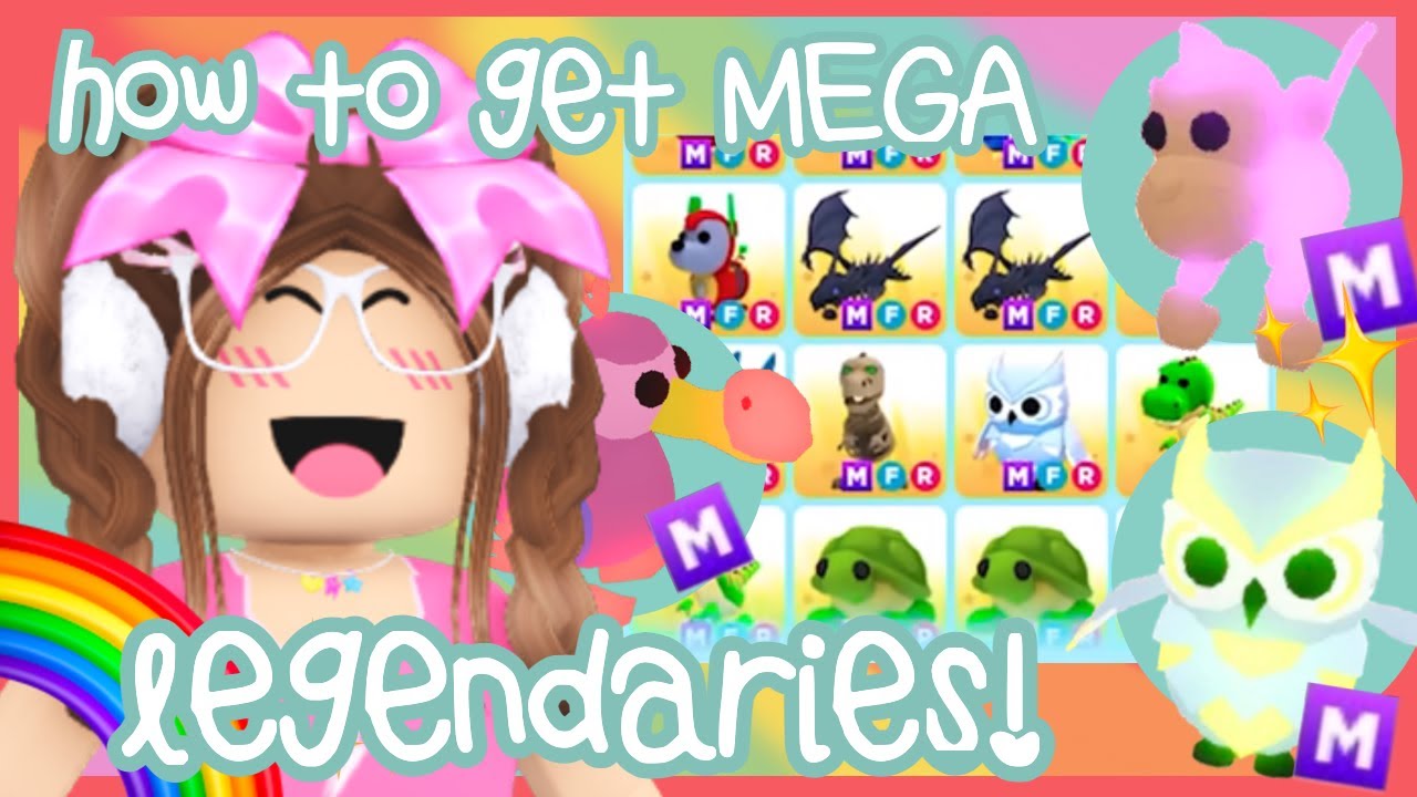 How To Get MEGA LEGENDARY Pets In Adopt Me! (Roblox) | AstroVV