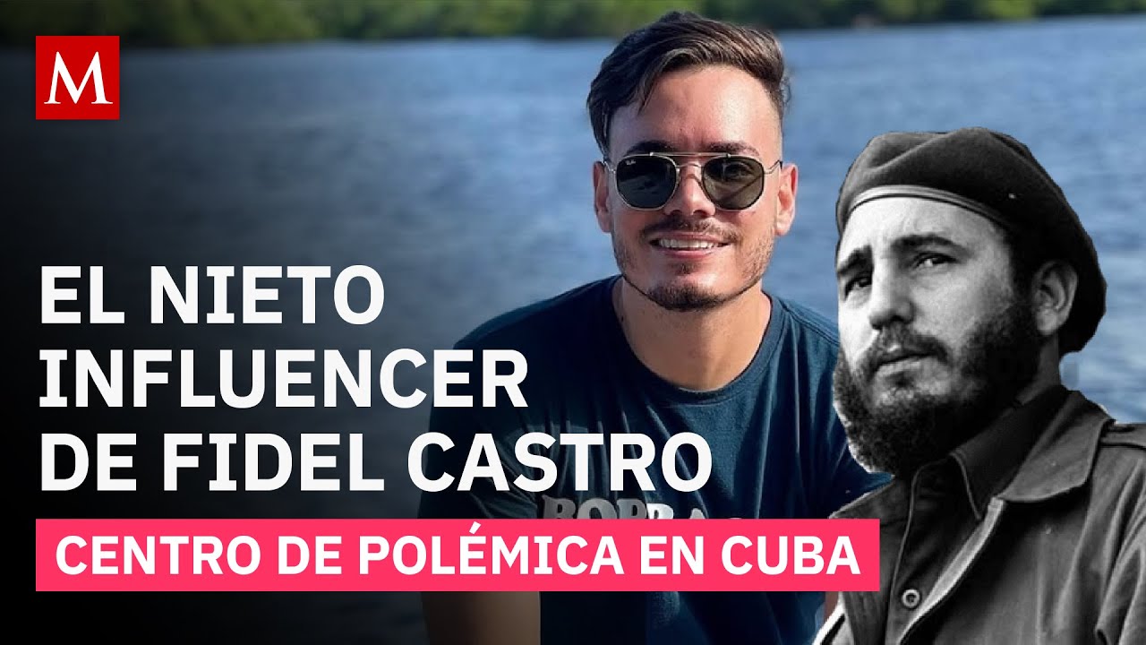 Sandro, el nieto influencer de Fidel Castro, genera controversia 