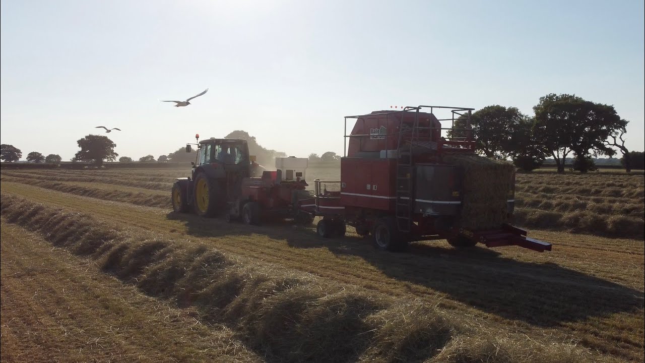Baling hay 2022 with the bale baron and new pack flipper!