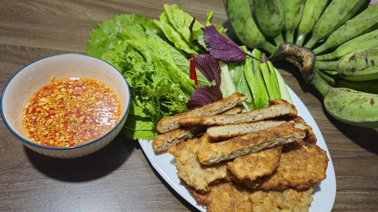 Cách làm chả chuối xiêm xanh chiên giòn đơn giản Ăn cơm rất ngon