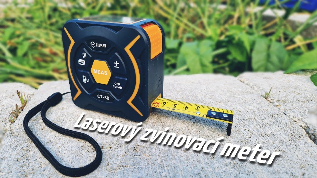 Laserový zvinovací meter CIGMAN CT-50
