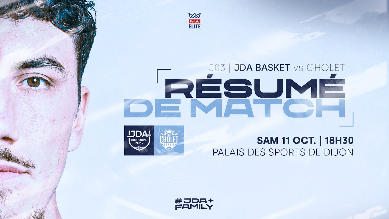 JDA DIJON 76 - 64 CHOLET - J03 - Betclic ELITE 25/26