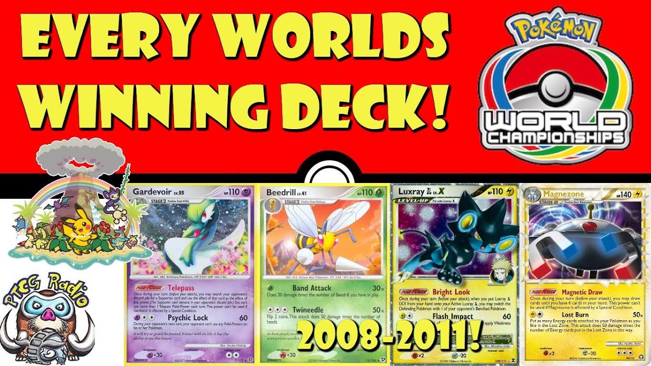 Every World Championship Winning Deck! Best Pokémon TCG Decks EVER! (2008 - 2011)