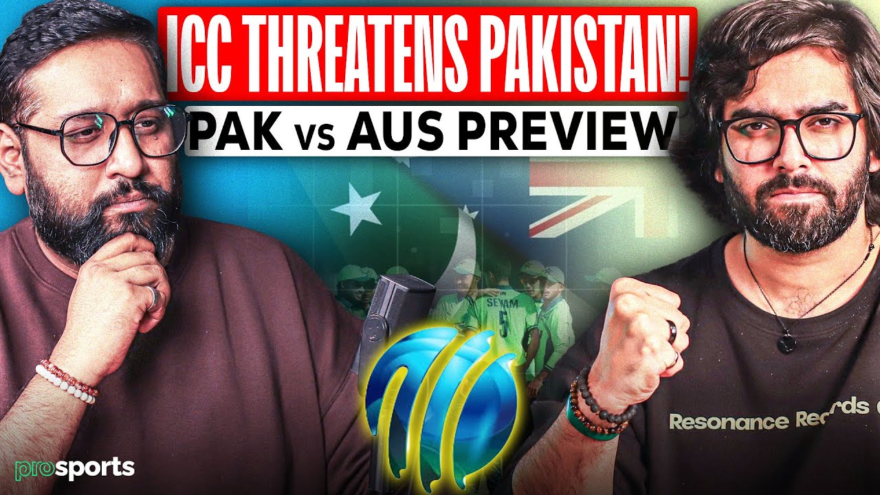 ICC THREATENS Pakistan With Sanctions! | Pakistan vs Australia T20 Series is Here!